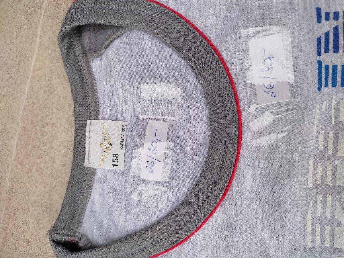 Chlapecké triko s dlouhým rukávem, vel. 158 - 2