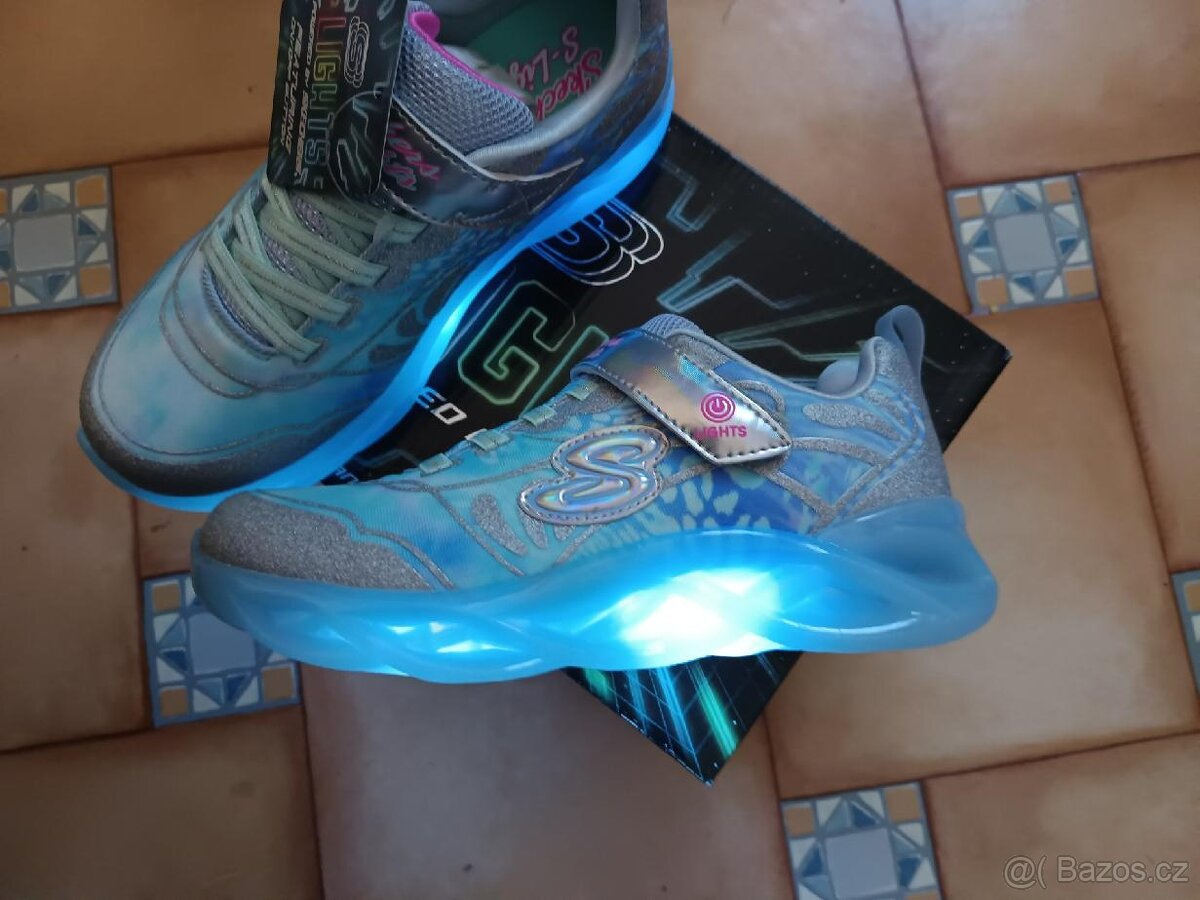 Svítící boty Skechers - 33, 35,36 - 2