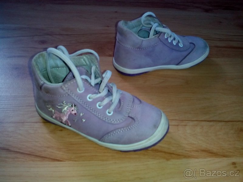 Dívčí kožené boty Jonap vel.24 - 2