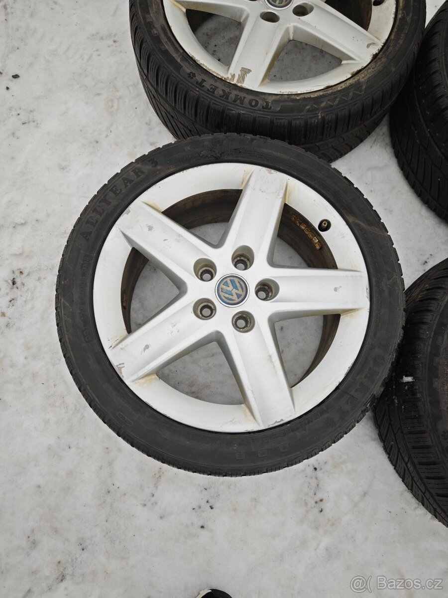 Prodám sadu 4 zimních kol – 17″, 5×112 - 2