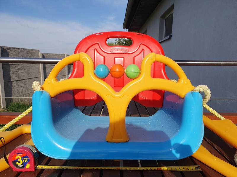 Dětská houpačka - modro-červená - 2