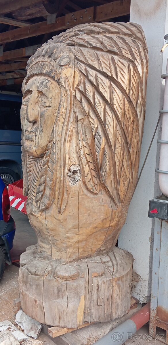 Dřevěná socha - 2