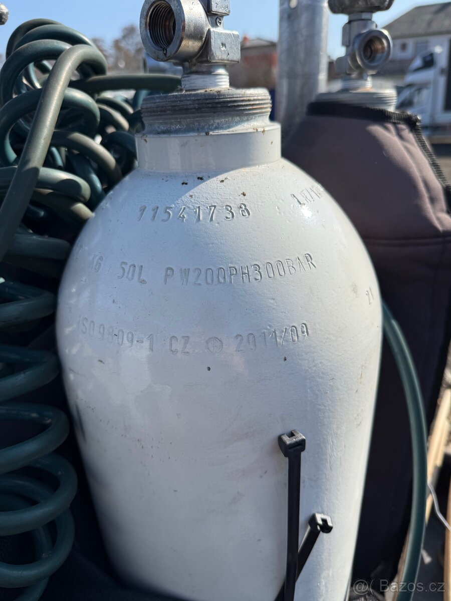 4x tlaková lahev 50l - 2