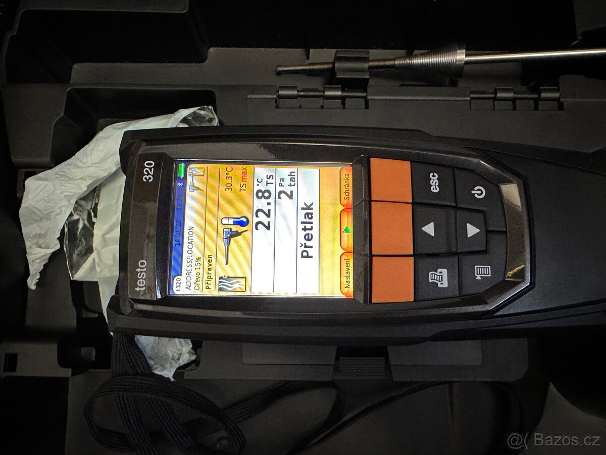 TESTO 320 ANALYZÁTOR SPALIN - 2