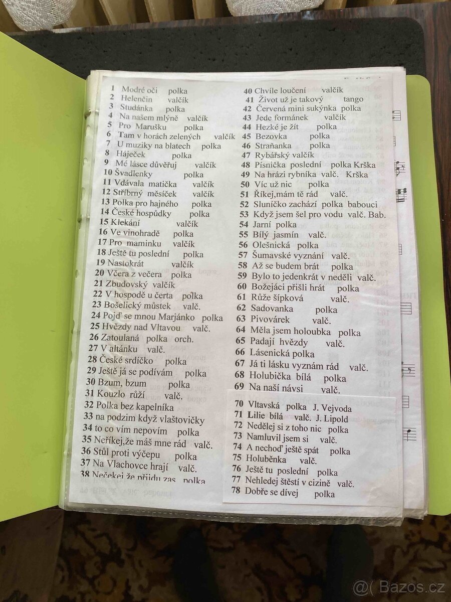 Noty pro dva nástroje stejného ldění - 2