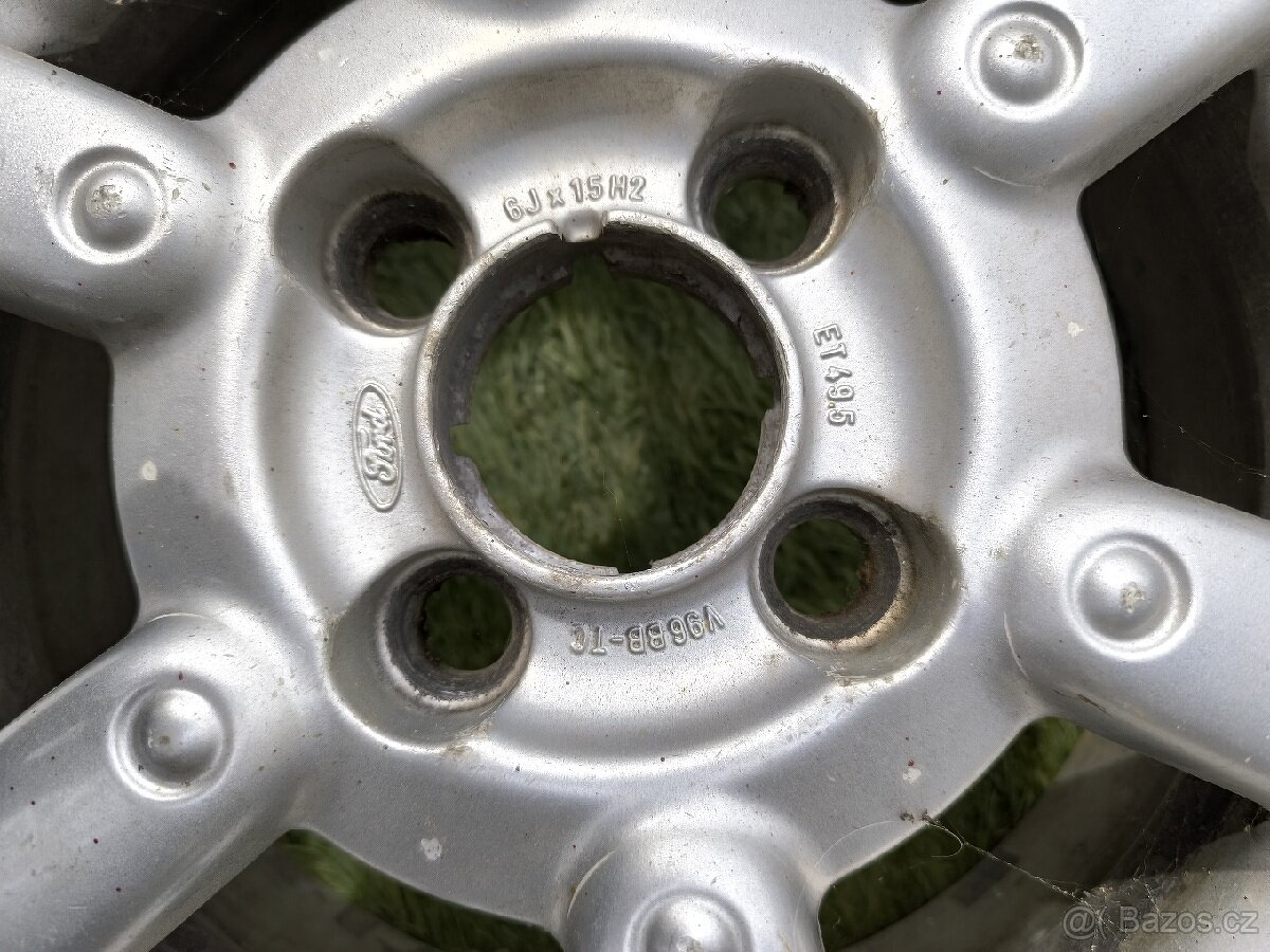 Prodám ALU kola, 6JX15H2 , Ford, ET 49,5 , 4x108 - 2
