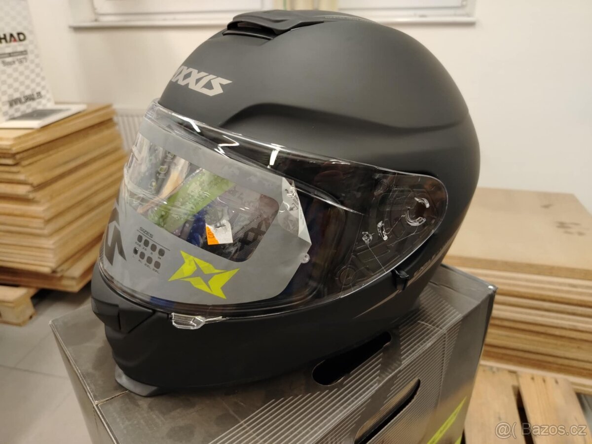 nová přilba AXXIS EAGLE černá matná M - 2
