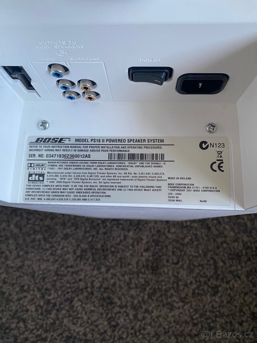 bose model ps 18 II powered speaker system - 2