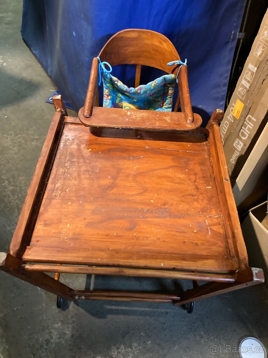 RETRO DĚTSKÁ ŽIDLIČKA. - 2