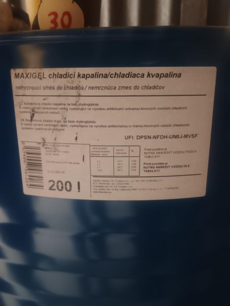 Nemrznoucí směs G11 - 2