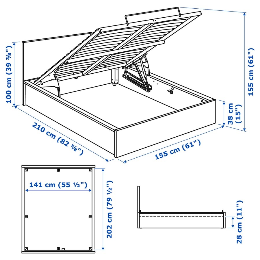 Postel ikea 140x200 - 2