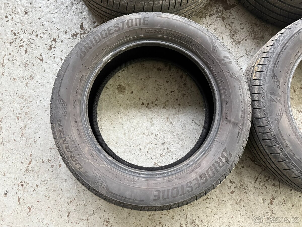 4x letní pneu - Bridgestone Turanza 215/60 R17 96H - 2