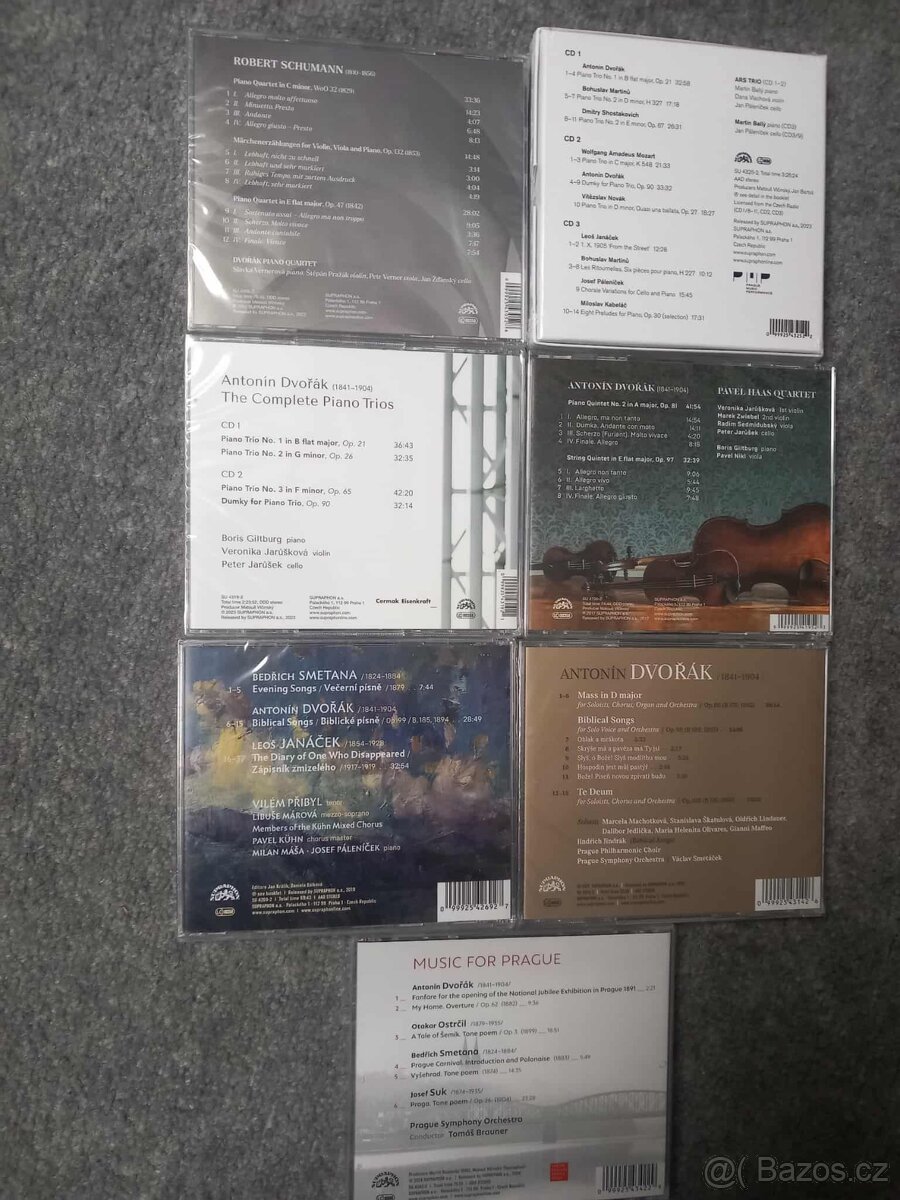 7 CD, vše originál zabalené - 2