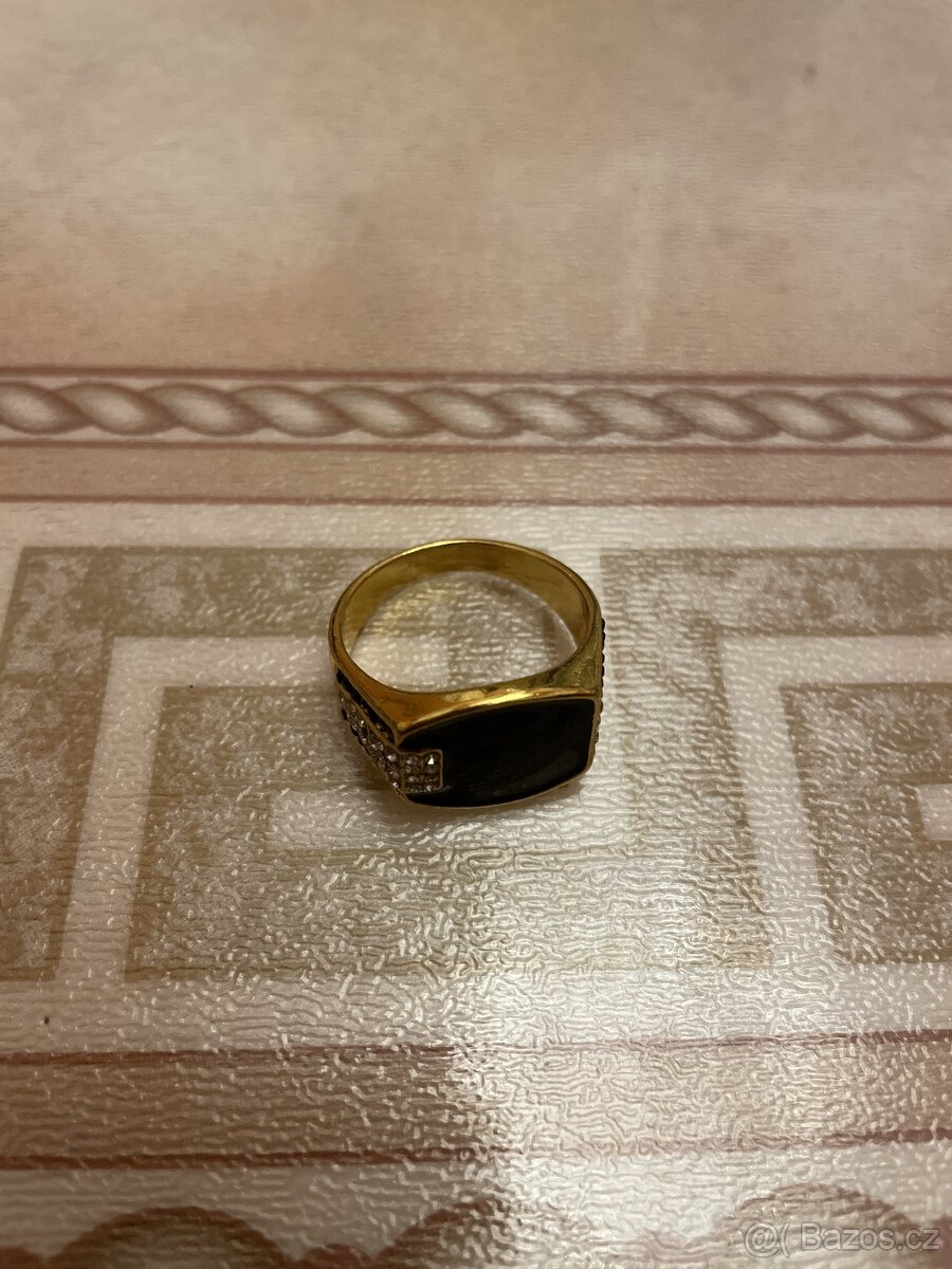 Panský pozlacený prsten - 2
