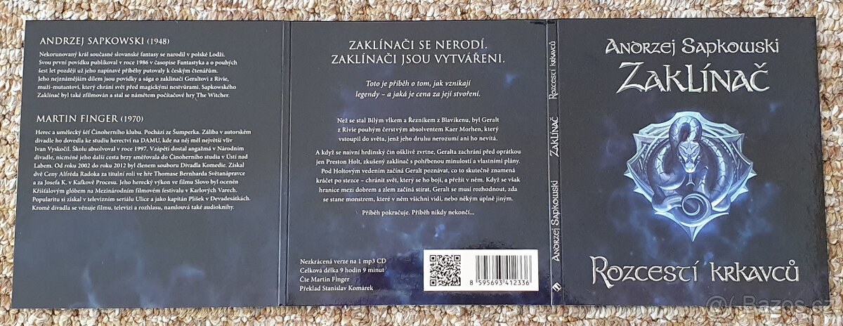Sapkowski, Zaklínač - Rozcestí krkavců, CD/MP3 - 2