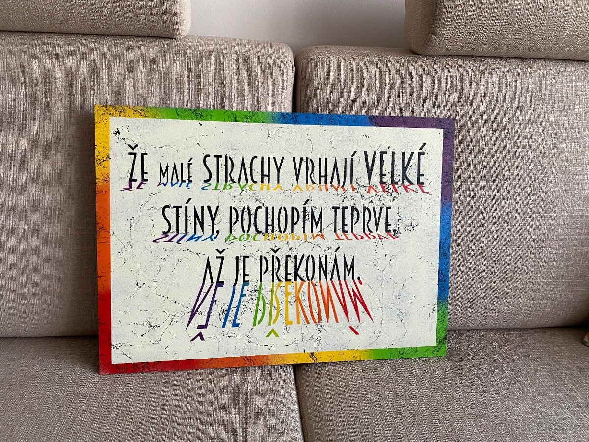 Putovní obraz (63x45 cm) na zeď i postavení - 2