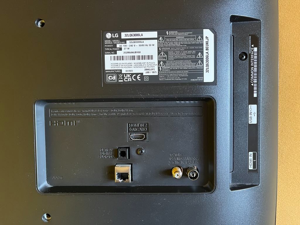 Televize LG32LQ63006LA - 2