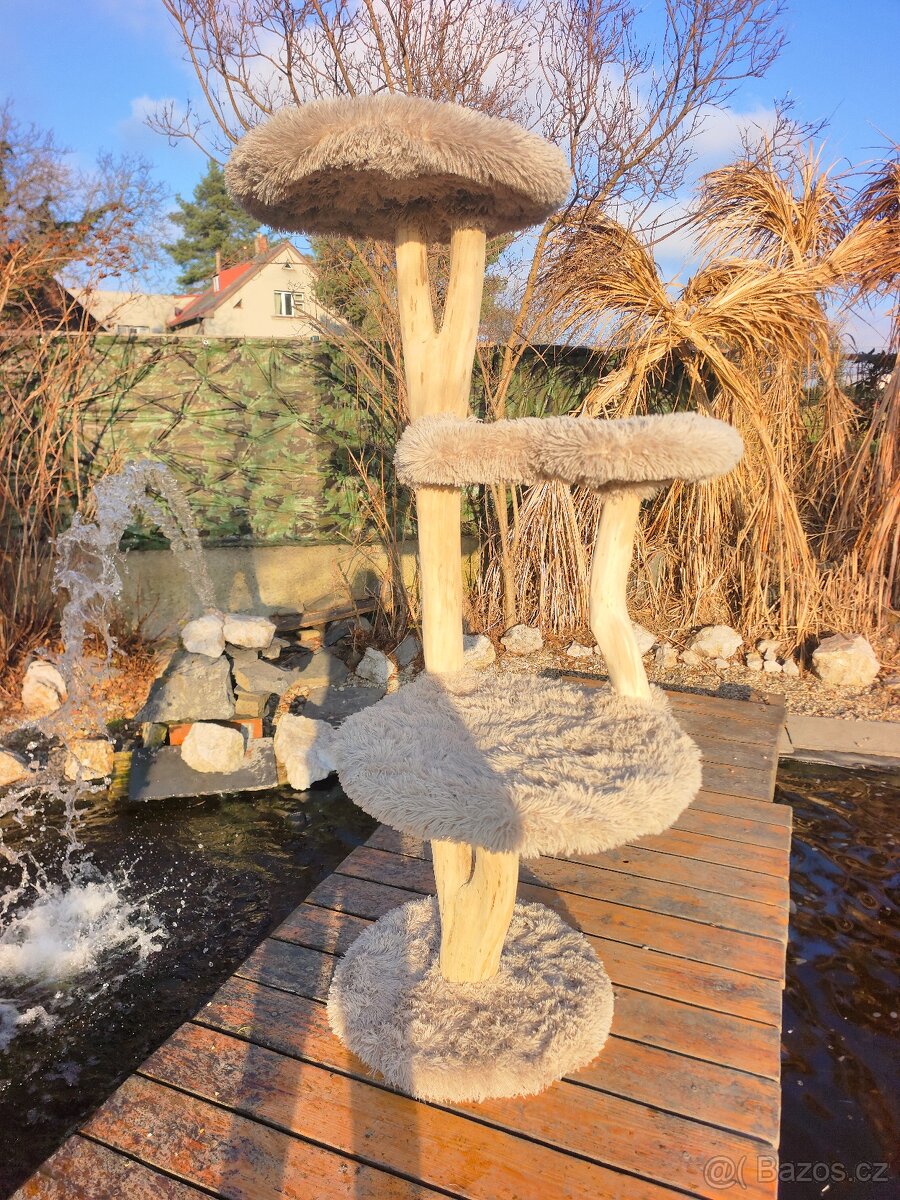 Kočičí strom škrabadlo odpočívadlo pro kočky sleva do Vánoc - 2