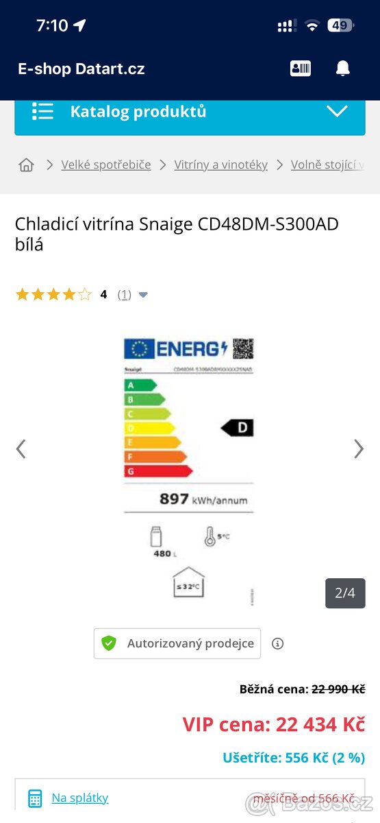 Chladící vitrína Snaige - 2