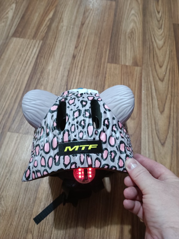 Dětská přilba na kolo leopard - 2