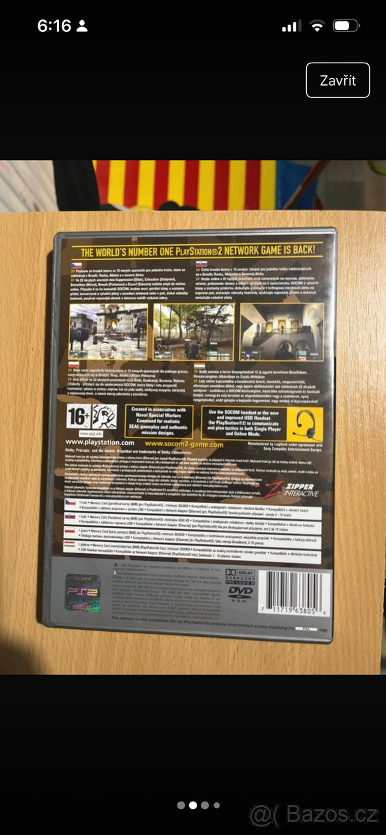 Hra na PS 2 Socom II: U.S. Navy Seals Platinum - 2