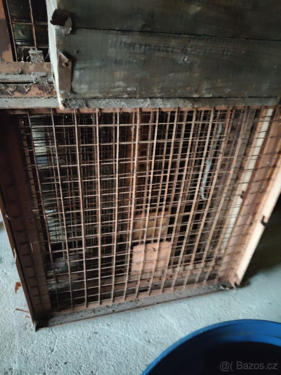 skládací železná klec bedna - 2
