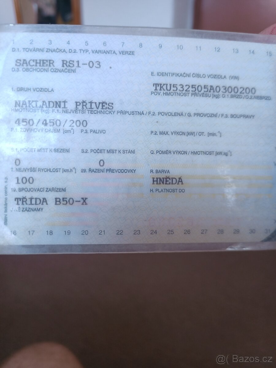 Přívěs za osobní auto Sacher - 2