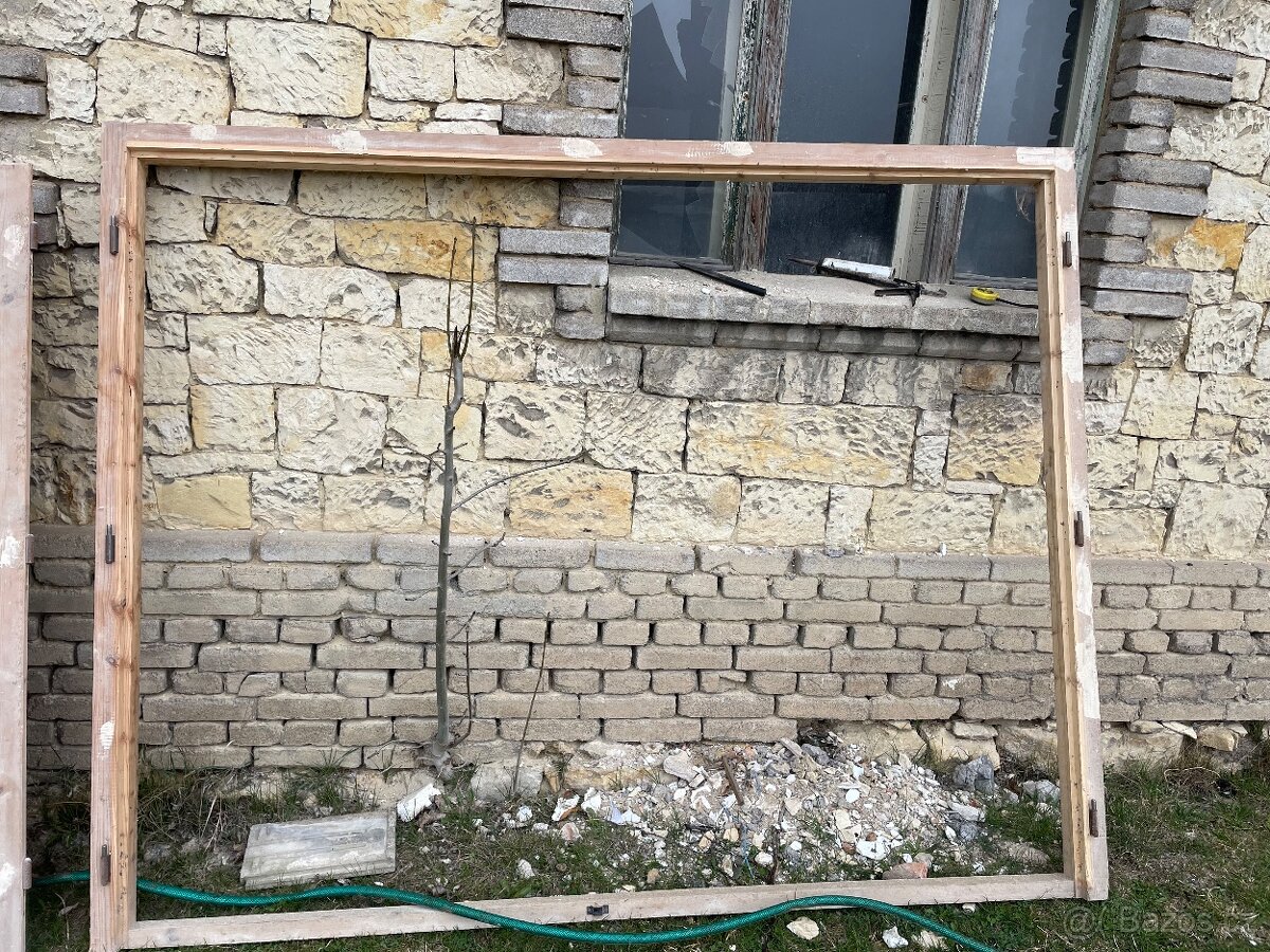 Dřevěná garážová vrata - 2