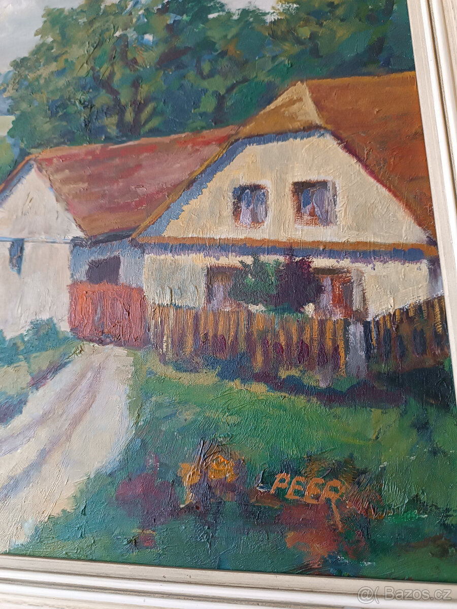Obraz podepsaný PEER, - 2