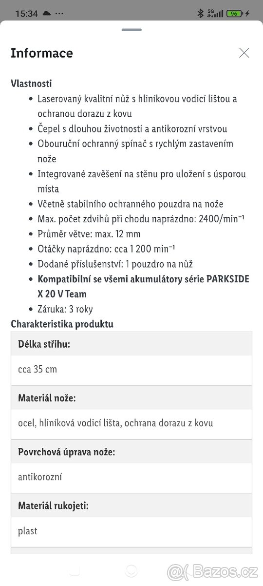 Aku nůžky na živý plot - 2