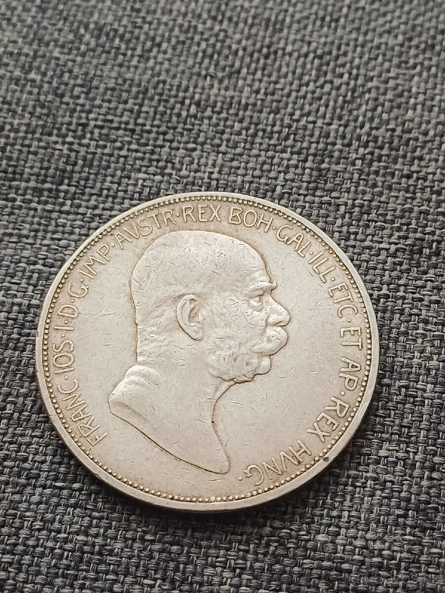 5 koruna 1909 Marschall - 2