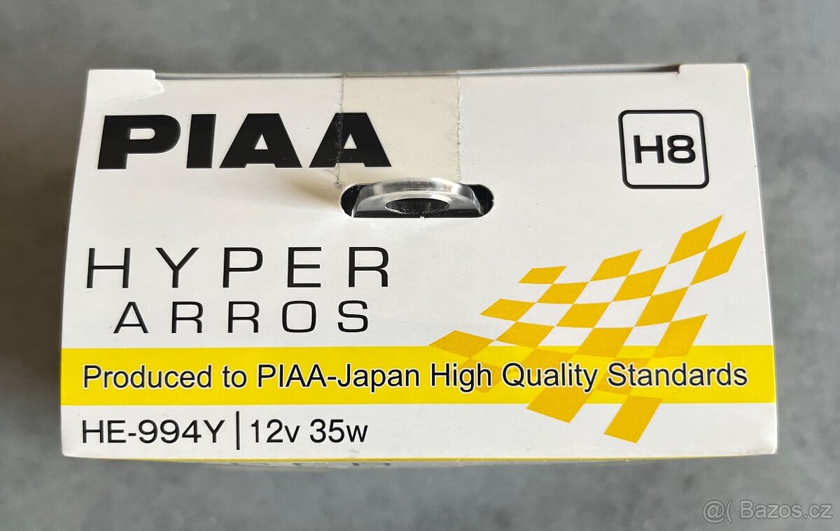 PIAA Hyper Arros Ion Yellow 2500K H8 - 2