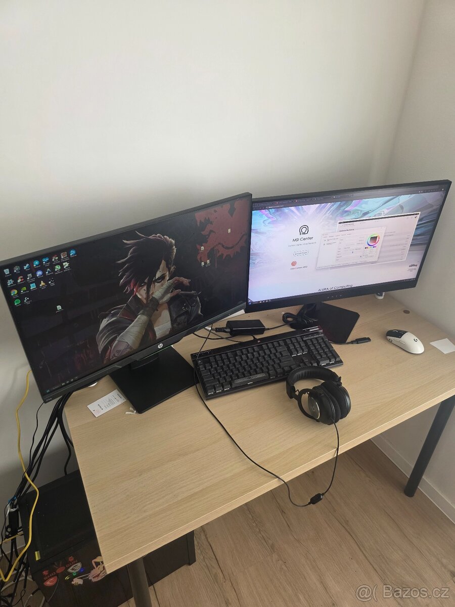 Kompletní herní setup (nebo samostatný PC): Ryzen 7 9800X3D - 2