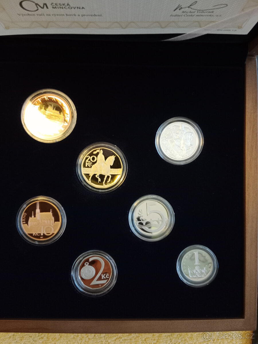 PRODÁM SADY OBĚŽNÝCH MINCÍ 2024 - BU + PROOF - KOMPLET - 2