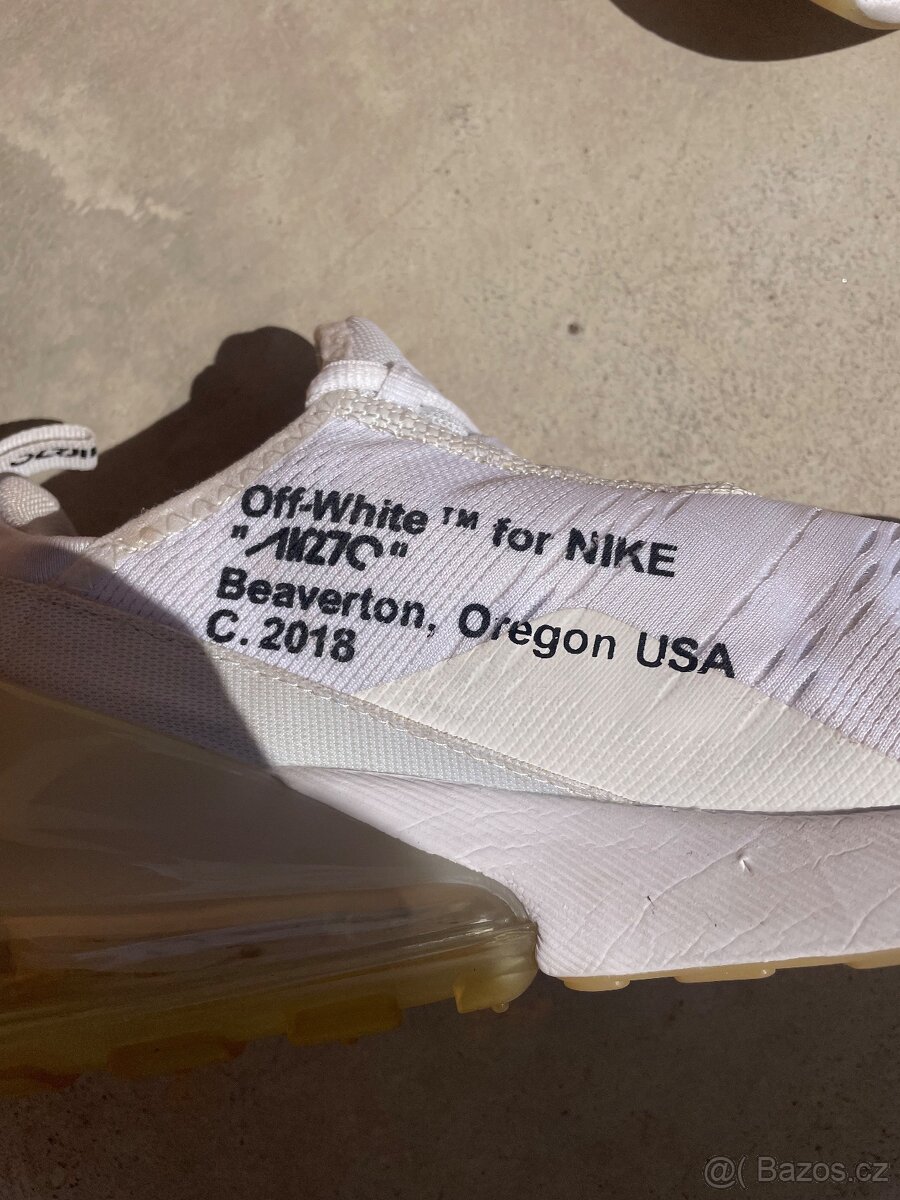 NIKE AIR MAX 270 x Off-White PREMIUM QUALITY vel. 41 - 2