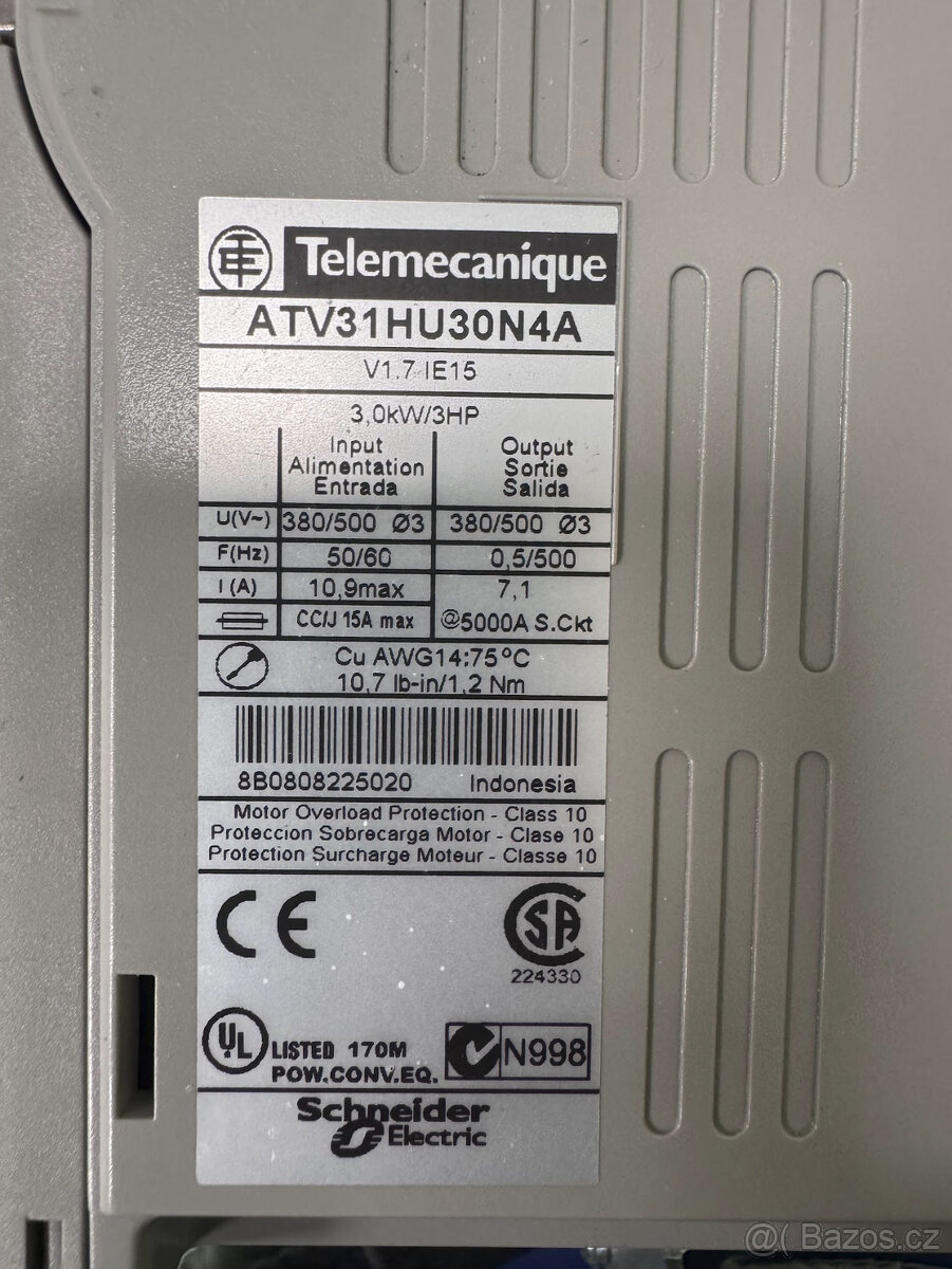 Frekvenční měnič 3kW - 2