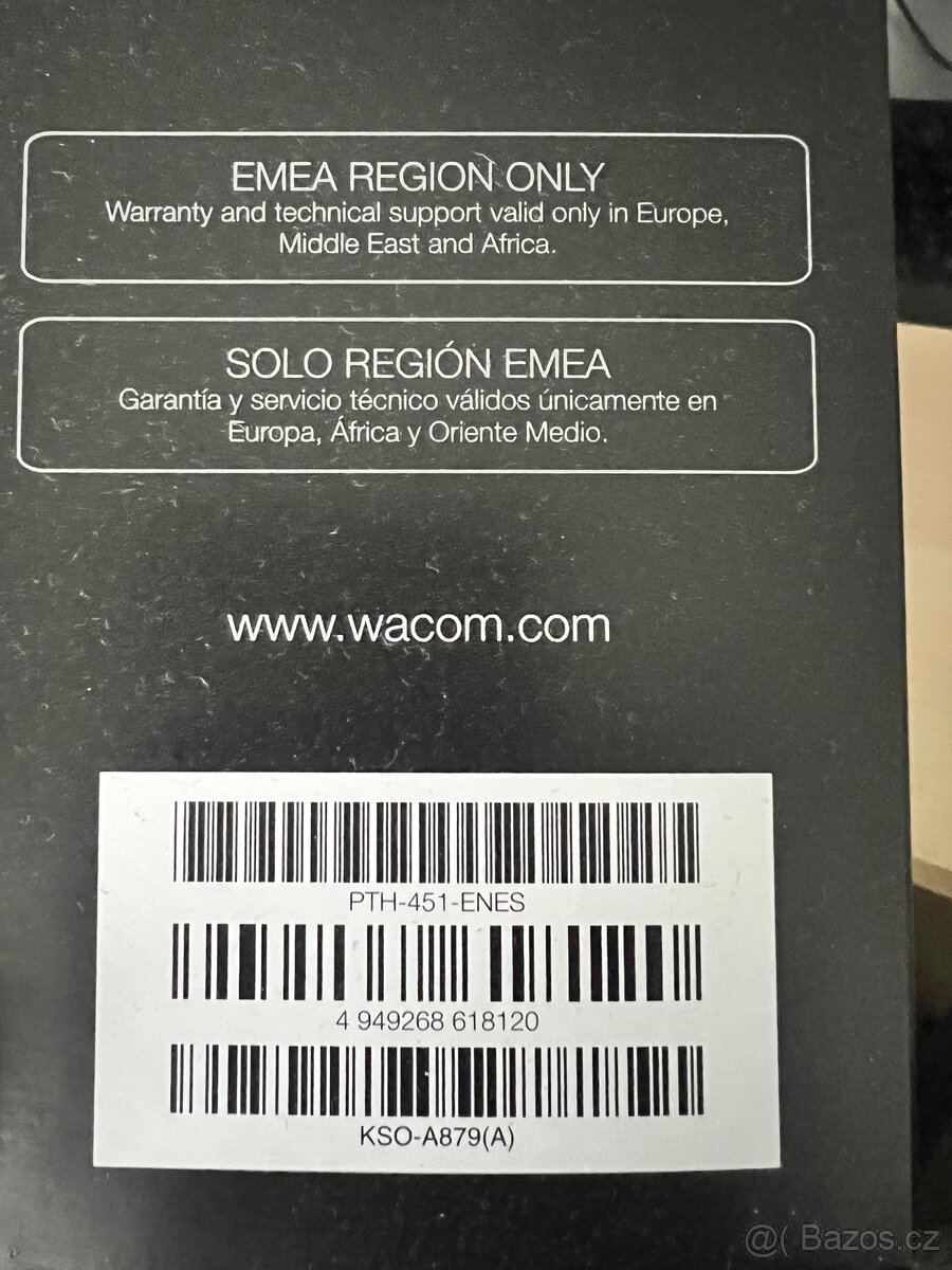 Prodám grafický tablet Wacom Intuos Pro PTH-451 (Small) - 2