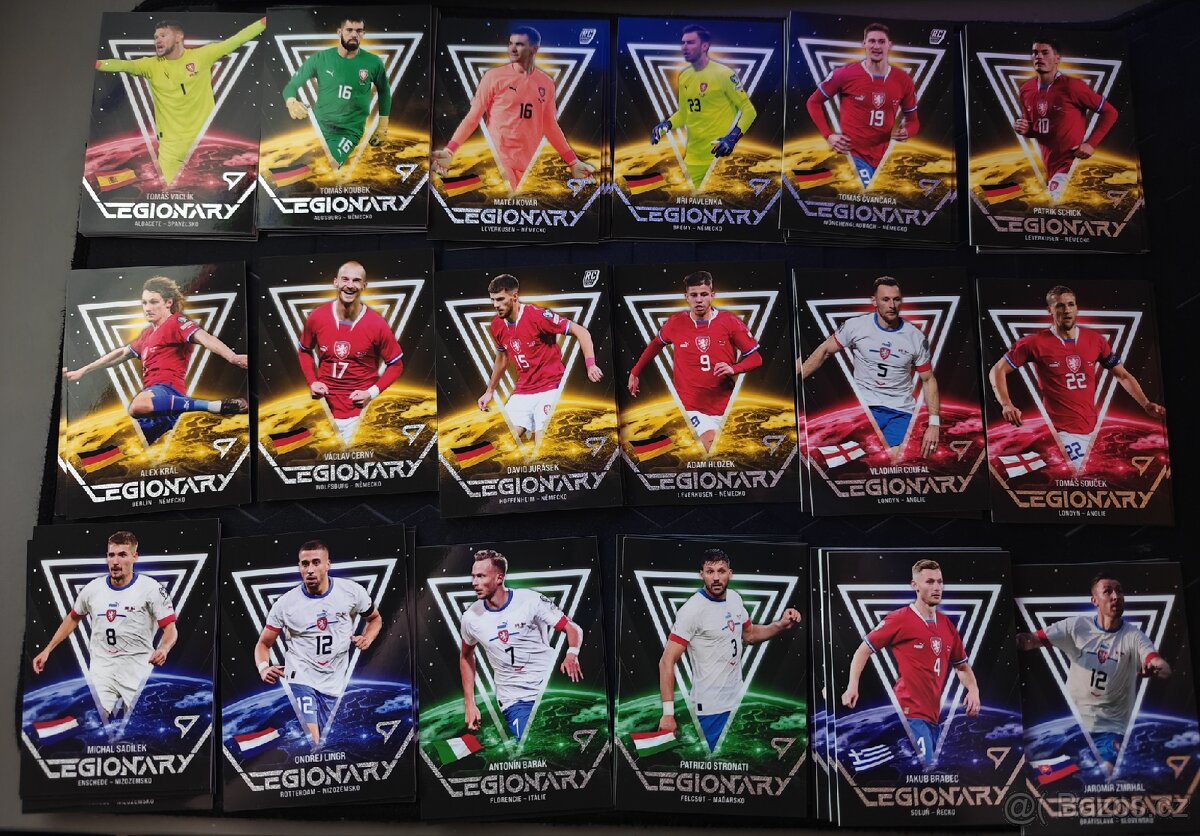 2x kompletní set Legionary - Hrdí Lvi 2024 - 2