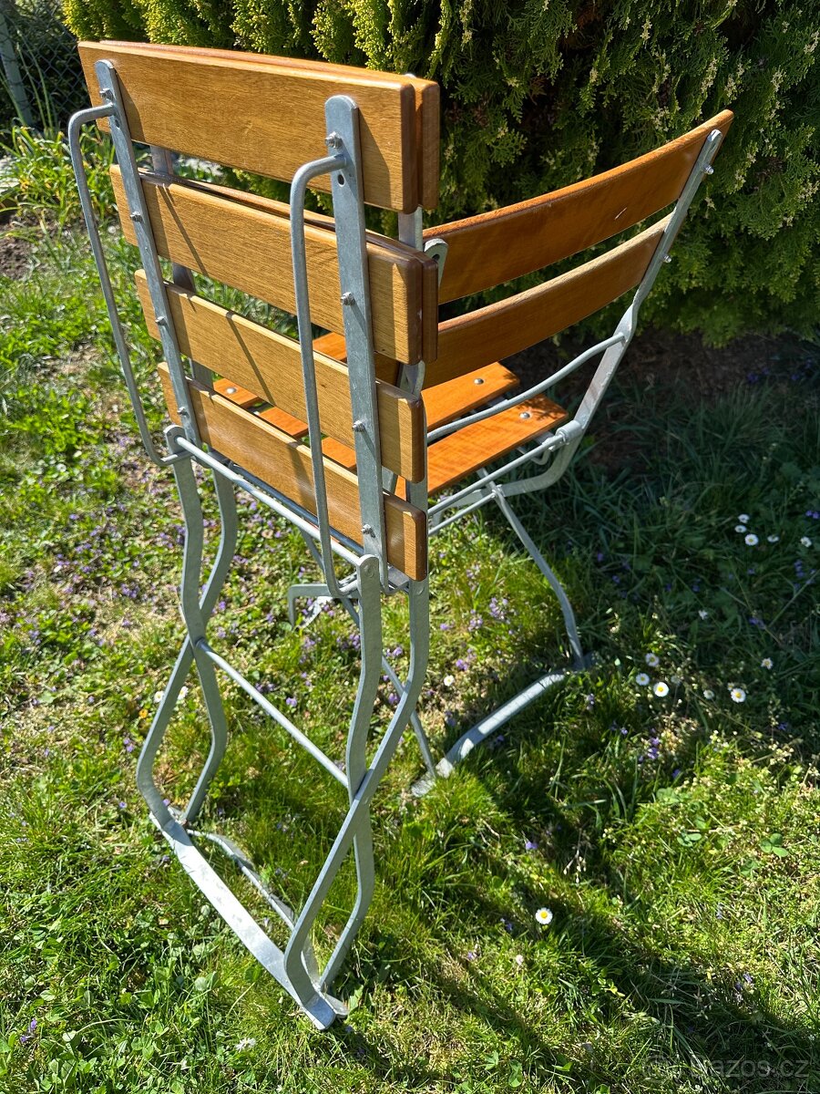 Pivní židle a stoly, PROFI kvalita 24ks židlí, 5ks stůl - 2