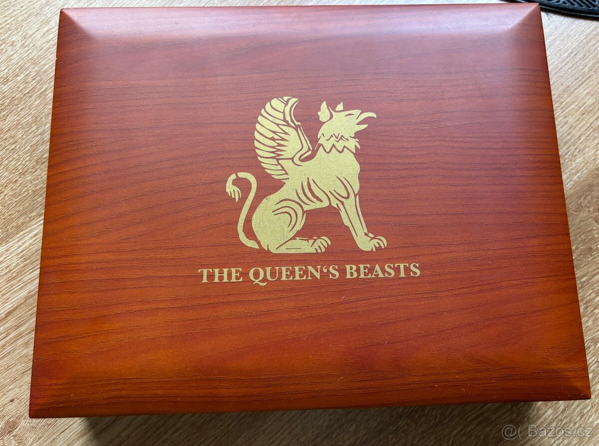 Sada 10 stříbrných mincí série The Queen´s Beasts - 2
