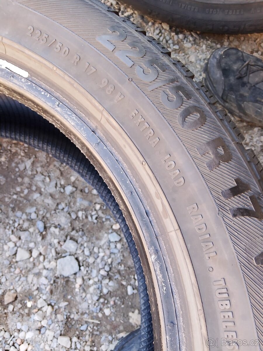 225/50/17 98v Barum- zimní pneu 2ks - 2