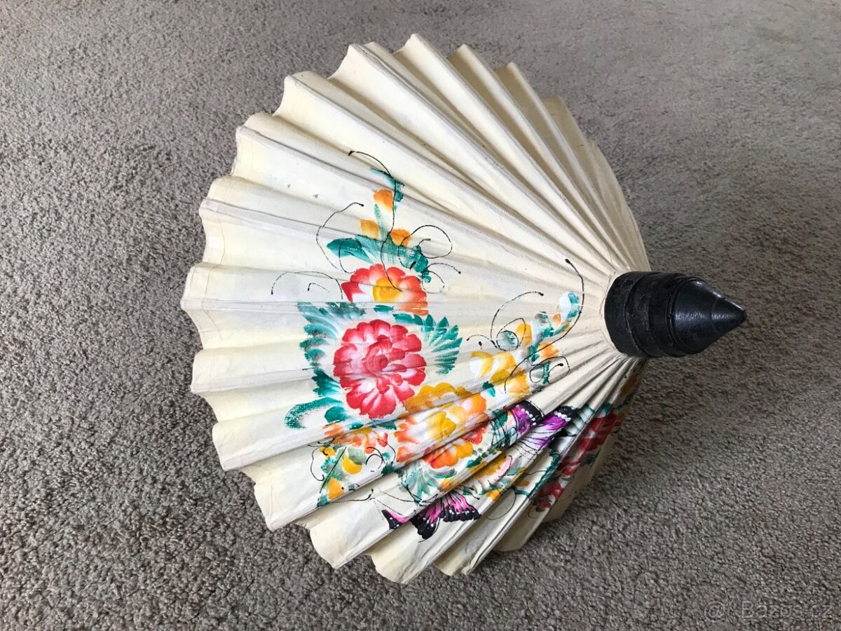 japonský ručně malovaný deštník - TOP STAV - 2