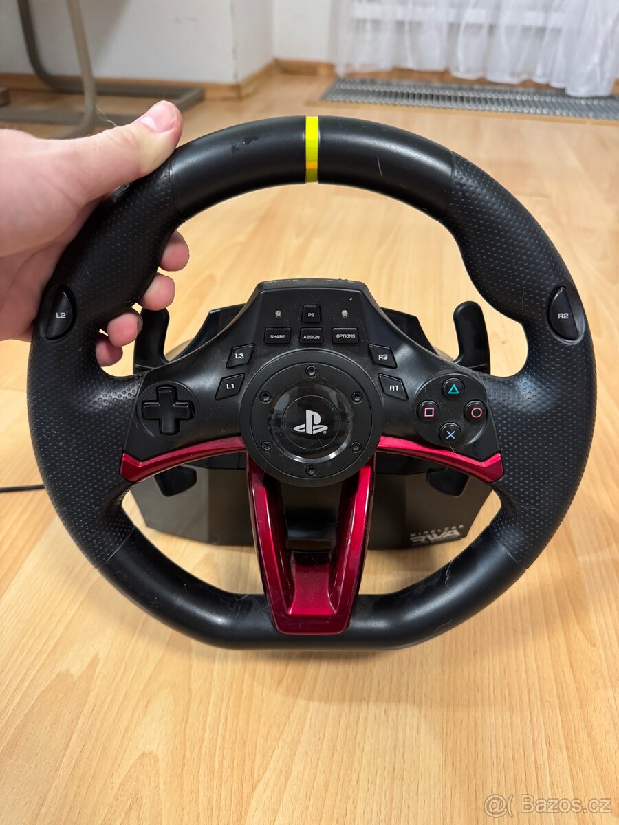 Volant s pedály pro PC,PS4,PS3, hori racing wheel apex - 2