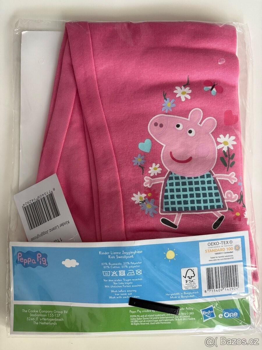 Nové tepláky prasatko peppa - 2