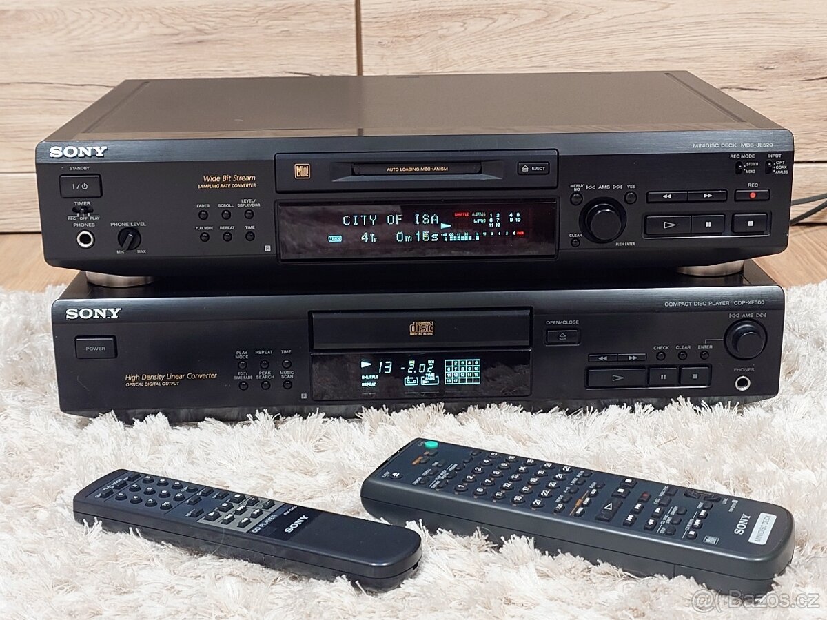 Sony MDS-JE520 + d.o. RM-D15M - 2