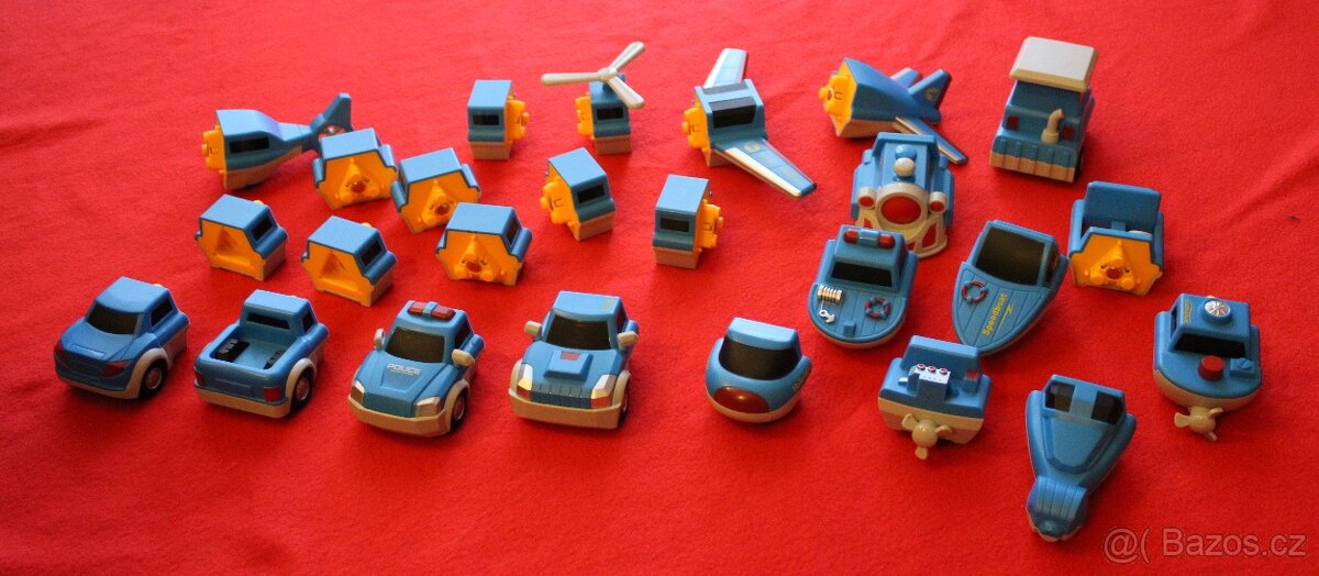 Magnetické dílky - dopravní prostředky - 2