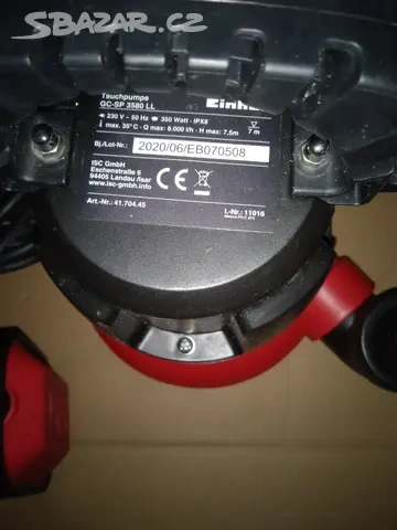 čerpadlo s nízkým sáním Einhell nové - 2