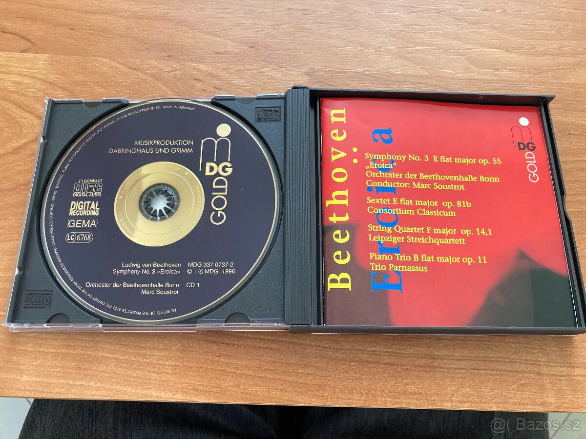 CD Beethoven Eroica - 2 CD světoznámého skladatele - 2