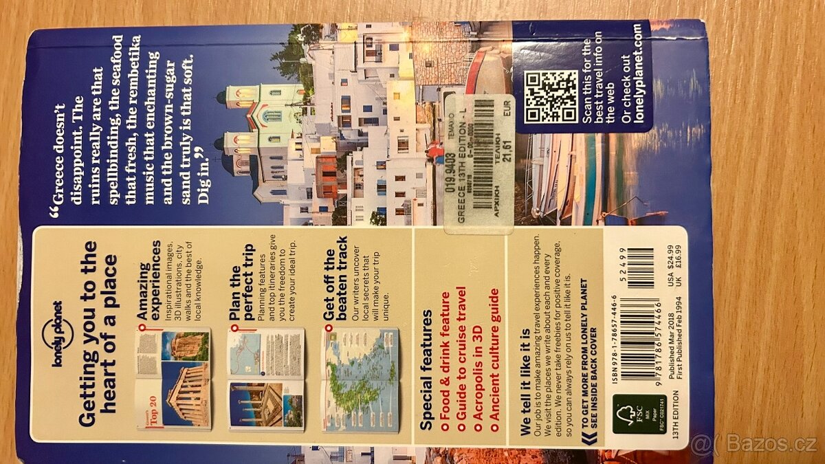 Řecko Greece Lonely Planet ANGLICKY - 2