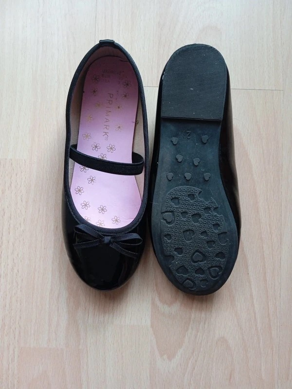 Dívčí lesklé balerínky vel. 35 - 2